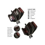 STY Ladies Purse Mini Cross-body Bag Women PU Synthetic Leather Chain Bag-Black