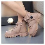Stylish high quality kids leather boots