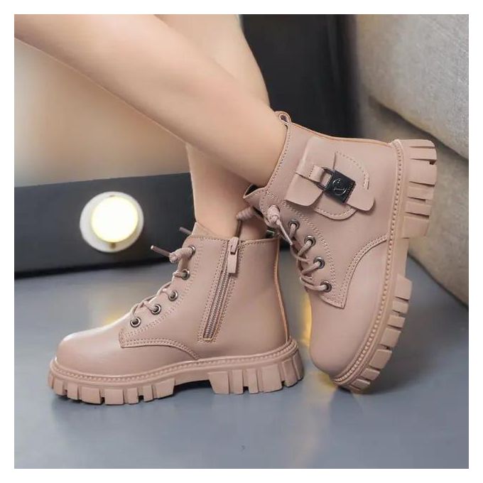 Stylish high quality kids leather boots