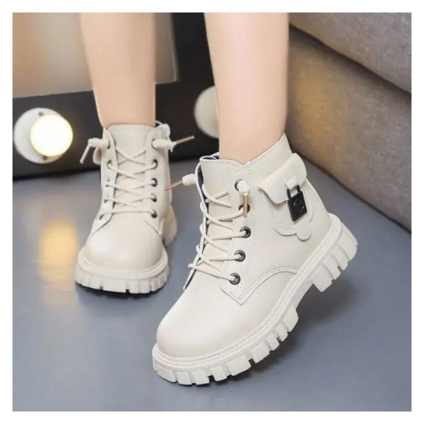 Stylish high quality kids leather boots