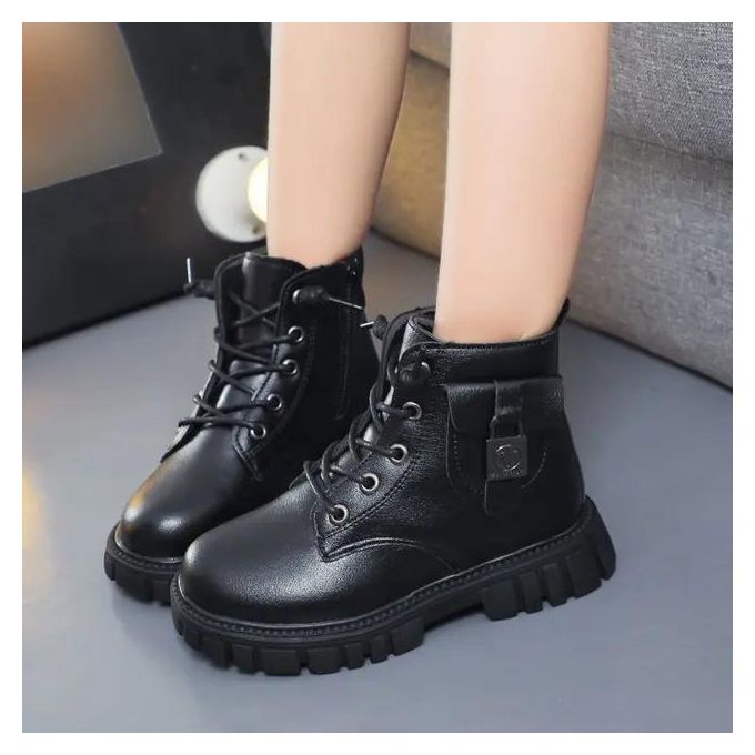 Stylish high quality kids leather boots