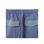 Stylish Men Pants Men Cargo Pants Multi Pockets Mid Waist Lace-up Pants