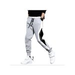 Sweatpants Pockets Pants Man Sweatpants Youthful Vitality Trousers Black