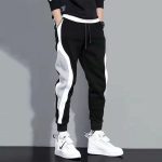 Sweatpants Pockets Pants Man Sweatpants Youthful Vitality Trousers Black