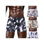 SXCHEN 4 Pack Men Underwear Boxer Pants Sexy Fashion Man Sports