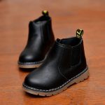 SXCHEN Kids Shoes Children's Unisex Martin Boots English Single Boots Short Boots Boys Boots Boutique Baby Leather Boots Boy Martin Boots Girl Short Boots Fashion Boots School...
