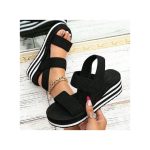 SXCHEN Women's Sandals Heels Sandals Thick Sole High Heel Sandals