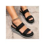 SXCHEN Women's Sandals Heels Sandals Thick Sole High Heel Sandals