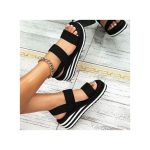 SXCHEN Women's Sandals Heels Sandals Thick Sole High Heel Sandals