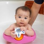 tommee tippee InBath Digital Thermometer for Baby Bath and Room, Waterproof and Floats in Water, 3 Second Readings on Easy to Read LCD Display