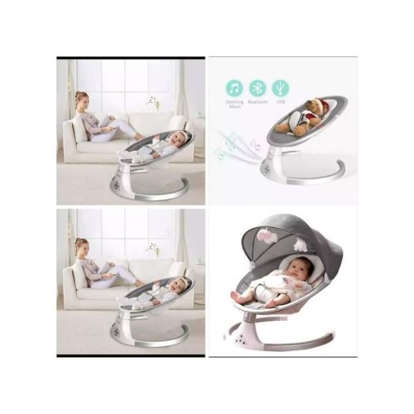 Trendy Electric Baby Swing/Cradle With Music/ Glider -Grey
