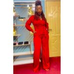 Trendy ladies jumpsuits/ Fashionable elegant jumpsuits- RED