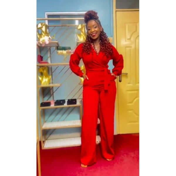 Trendy ladies jumpsuits/ Fashionable elegant jumpsuits- RED