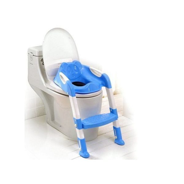 Trendy Toilet Trainer /Baby Potty With Ladder-Blue