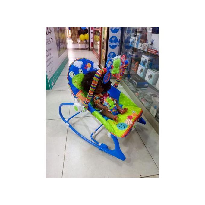 Unique Blue Baby Rocker
