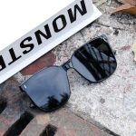 Unisex Polarized Black Sunglasses – UV Protection, Lightweight and Comfortable for Everyday Wear