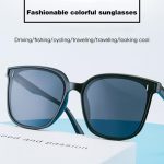 Unisex Polarized Black Sunglasses – UV Protection, Lightweight and Comfortable for Everyday Wear