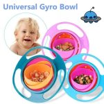Universal Baby Gyro Bowl Anti Spill Smooth 360 Rotation