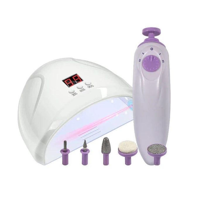 USB 2in1 LED nail dryer + electric nail kit