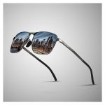 Vintage Square Sunglasses Male UV400 Polarized Lens Sun Glasses