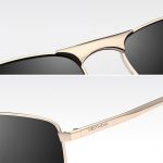 Vintage Square Sunglasses Male UV400 Polarized Lens Sun Glasses
