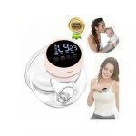 Wearable Electric Breast Pump Silent Milk Collection High Suction Hands-free Smart Invisible Automatic Portable Travel