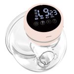 Wearable Electric Breast Pump Silent Milk Collection High Suction Hands-free Smart Invisible Automatic Portable Travel