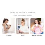 Wearable Electric Breast Pump Silent Milk Collection High Suction Hands-free Smart Invisible Automatic Portable Travel