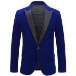 (wine Red)Men's Fashion Trend Velvet Groom Tuxedo Slim Fit Wedding Party Dress Business Casual Suit Jacket Banquet Single Blazers Coat SHA