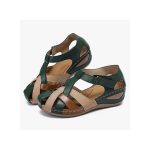 Women Shoes Sandals Low Heel Shoes Ladies Fashionable Flat - Green