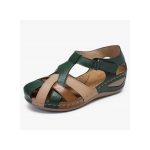 Women Shoes Sandals Low Heel Shoes Ladies Fashionable Flat - Green