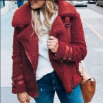 Women's Casual Zipper Warm Coat Office Comfortable Long Sleeve Jackets Business