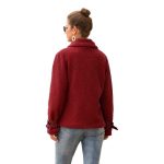 Women's Casual Zipper Warm Coat Office Comfortable Long Sleeve Jackets Business