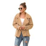 Women's Casual Zipper Warm Coat Office Comfortable Long Sleeve Jackets Business