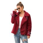Women's Casual Zipper Warm Coat Office Comfortable Long Sleeve Jackets Business