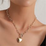Women's necklace Women's Jewelry Gold necklace Love