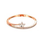 Women's WatchWatch + BraceletLeather Strap Casual Ladies Watch + Bracelet