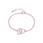 Women's WatchWatch + BraceletLeather Strap Casual Ladies Watch + Bracelet-violet