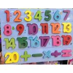 Wooden Puzzle Number Children Early Educational Toys
