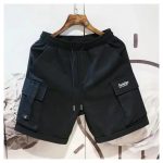 XinbaX Working Shorts Men's Summer Loose Version Multi-pocket Trendy Casual Outfit Sports Centre Pants Men Short Homme