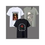 Yixin [3 Pieces] Men's Shirt Short Sleeve T-shirt Half Sleeve 1102