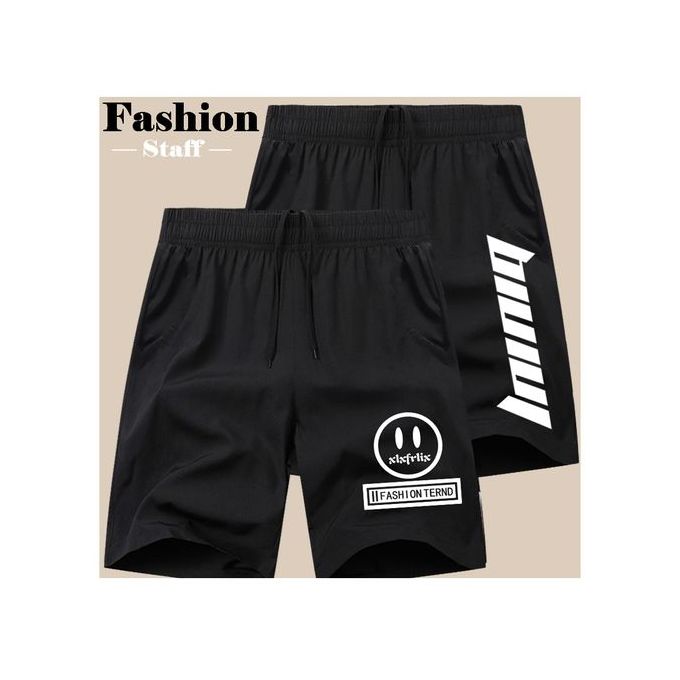 Yixin Lot Deux Shorts Amples Décontractés D'Eté Pour Hommes