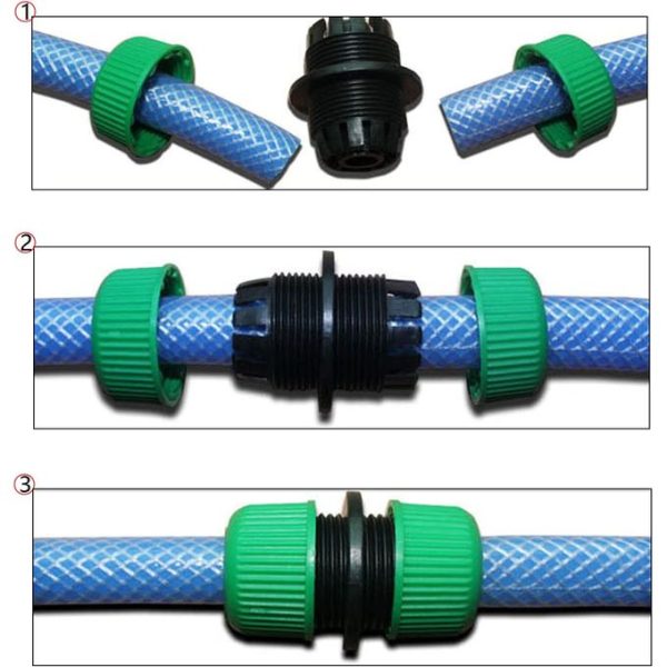 1 Pcs 1/2' Hose Connector Garden Tools Quick Repair Damaged Leaky Adapter Water Irrigation Joints