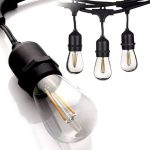 15m Electric String Lights 15 S14 Bulbs