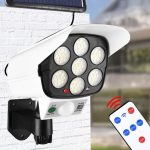 2 In 1 Solar Powered Dummy Fake Camera Lamp