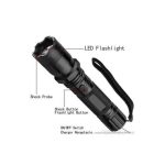 288 Self-Defense Torch with Electric Shock & Laser for Personal Safety Flashlight