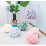 2pcs radom color knot pillow home decor