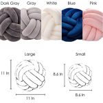 2pcs radom color knot pillow home decor