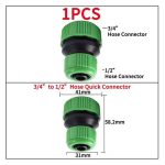 3/4inch to 1/2inch Hose Pipe Connector Garden Adaptor Repairer Joiner Connection Adapter Extension Coupling Irrigation Watering