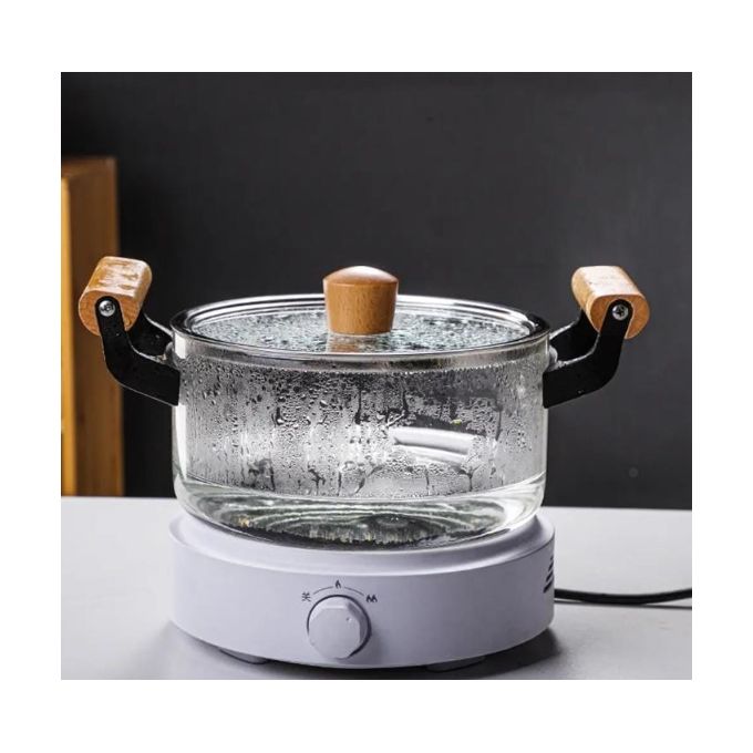 3.5L glass brosilicate cooking pot